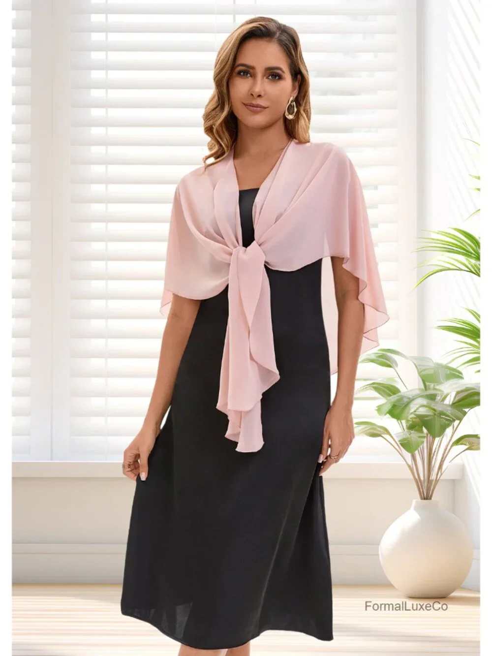 Chiffon Shawl Evening Scarf Wrap for Women Bridal Pashmina